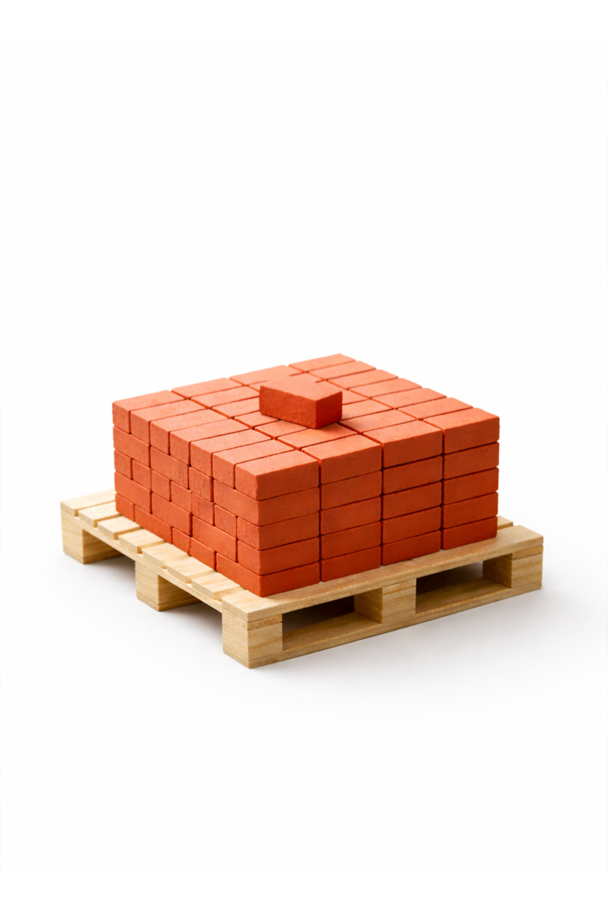 Minyatür Tuğla - 100'lü Set (2,5 Cm Minyatür Tuğla + Harç)