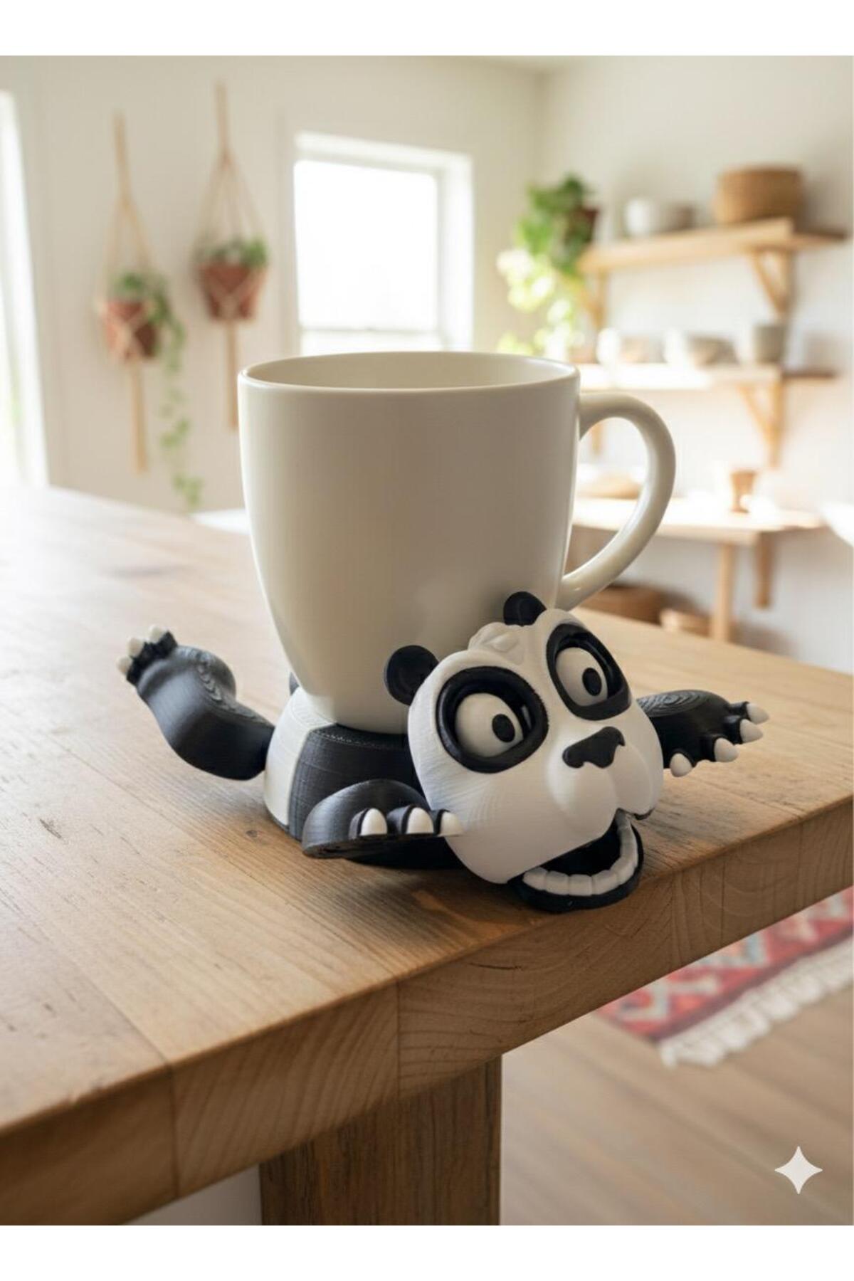 Hareketli Panda Bardak Altlığı | Kupa Altlığı